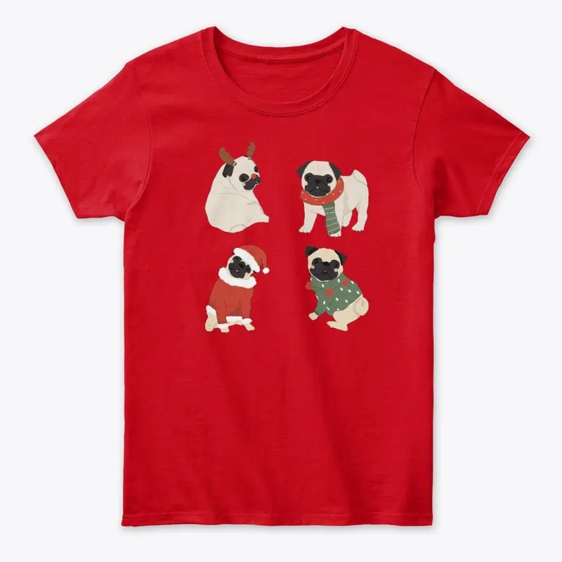 Christmas Pug Love - Purr-fectly  Design