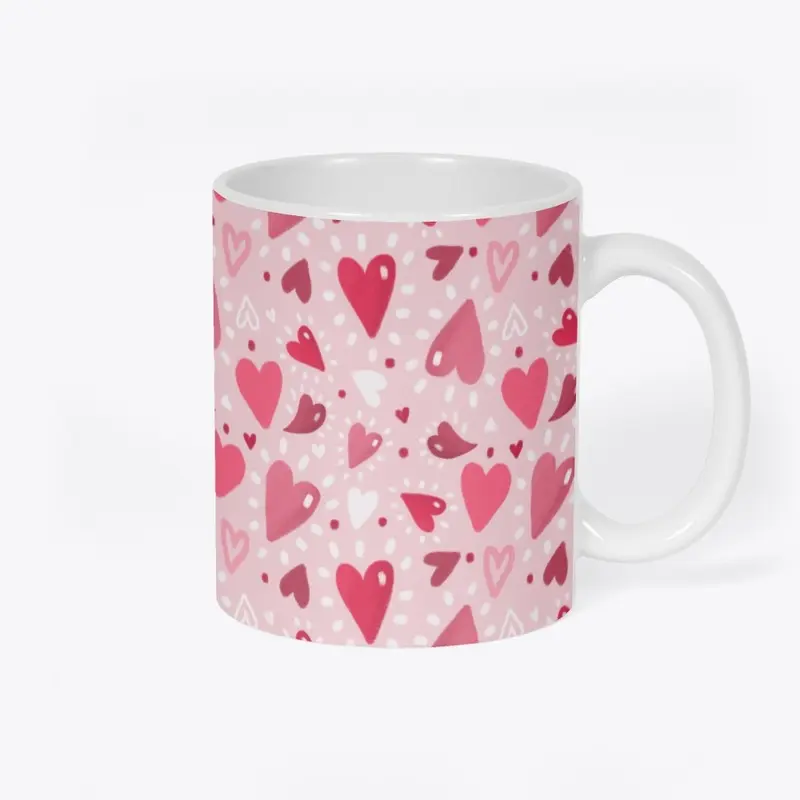 Valentine´s Day Hearts/Pink