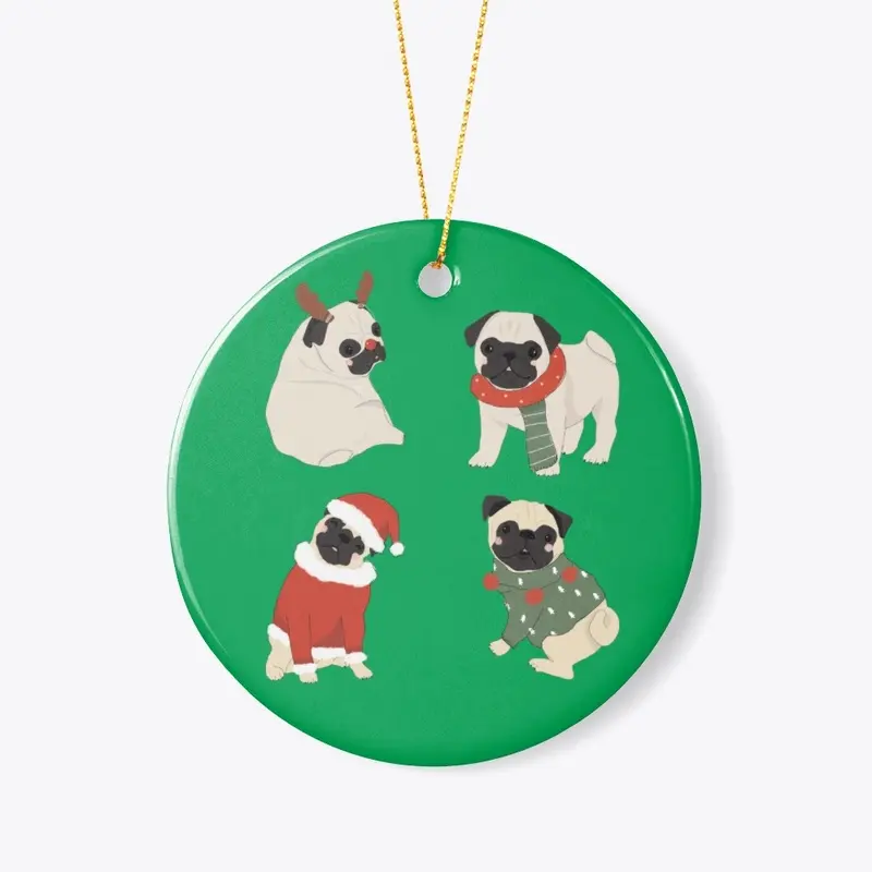 Christmas Pug Love - Purr-fectly  Design