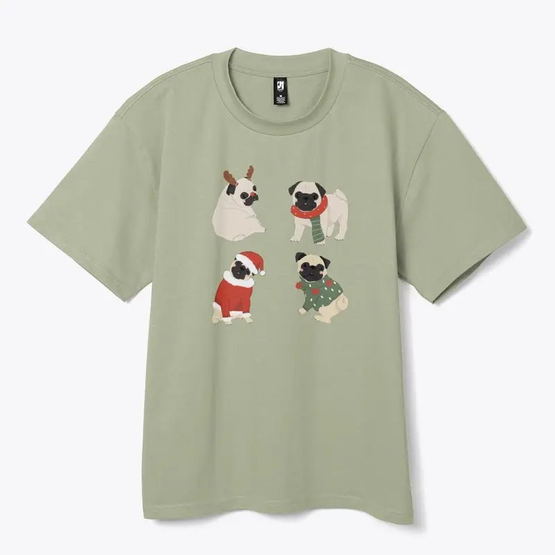 Christmas Pug Love - Purr-fectly  Design