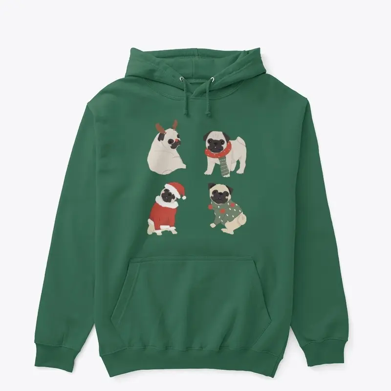 Christmas Pug Love - Purr-fectly  Design