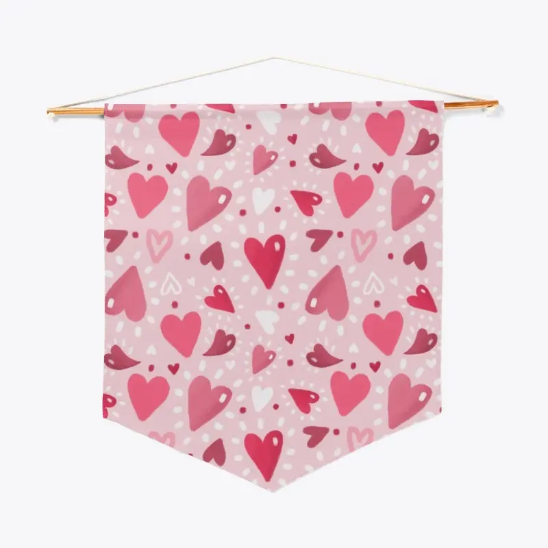 Valentine´s Day Hearts/Pink