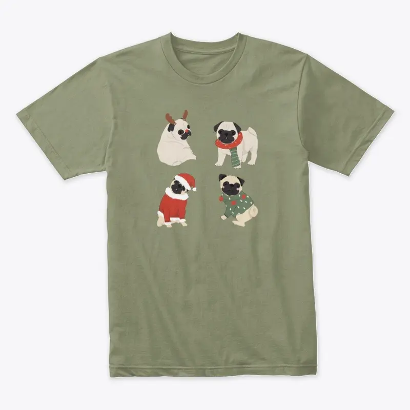 Christmas Pug Love - Purr-fectly  Design